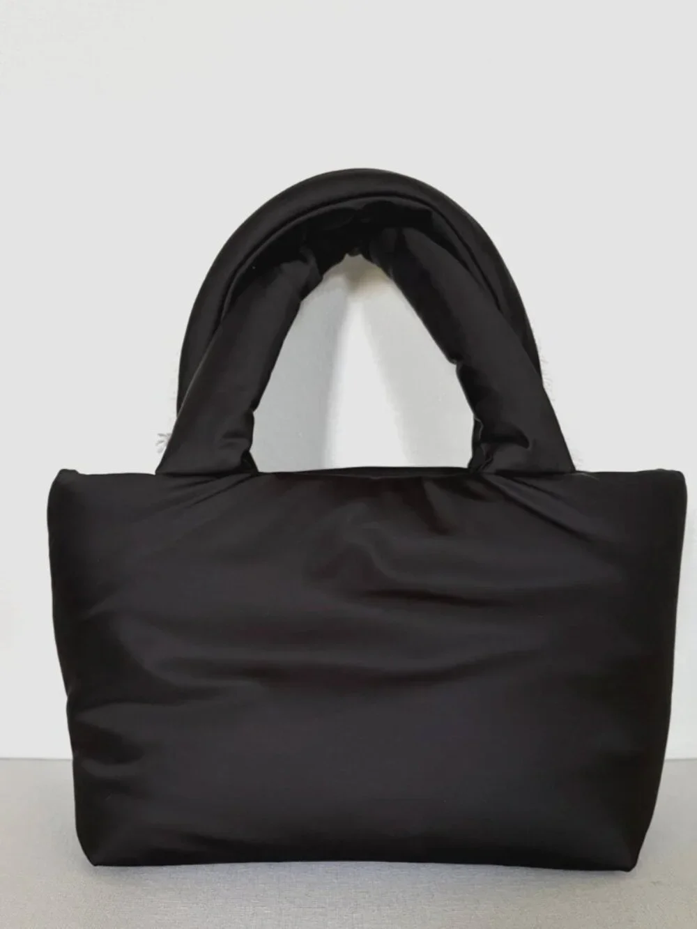 New Tory Burch Britten Nylon Puffy Mini Tote Black